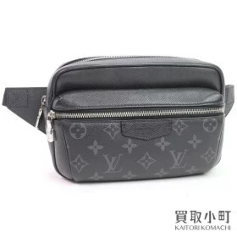 Louis Vuitton Bum bag Outdoor Monogram Eclipse Black Taigarama Noir Black